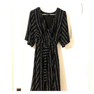 Black and silver party dress